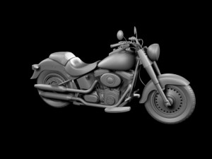 harleydavidson flstfb fat boy lo 2012 3D Model