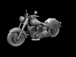 harleydavidson flstfb fat boy lo 2012 3D Model