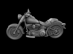 harleydavidson flstfb fat boy lo 2012 3D Model