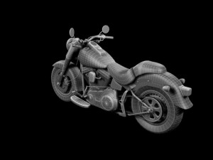 harleydavidson flstfb fat boy lo 2012 3D Model