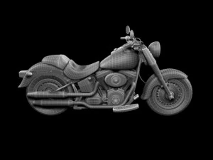 harleydavidson flstfb fat boy lo 2012 3D Model