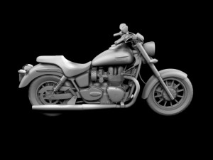 triumph america 2012 3Dモデル