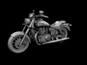 triumph america 2012 3D Model