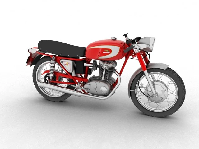 ducati 250 mach 1 1964 3D Model .c4d .max .obj .3ds .fbx .stl .blend 