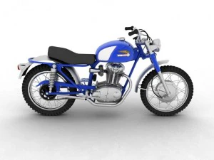 ducati 250 scrambler 1964 3D Model