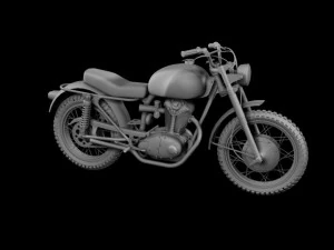 ducati 250 scrambler 1964 3D Model