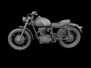 ducati 250 scrambler 1964 3D Model