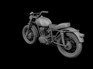ducati 250 scrambler 1964 3D Model