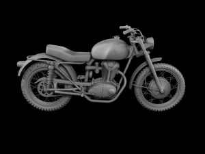 ducati 250 scrambler 1964 3D Model