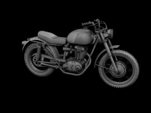 ducati 250 scrambler 1964 3D Model