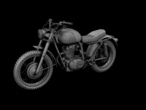 ducati 250 scrambler 1964 3D Model