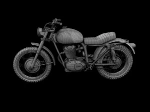 ducati 250 scrambler 1964 3D Model