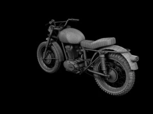 ducati 250 scrambler 1964 3D Model