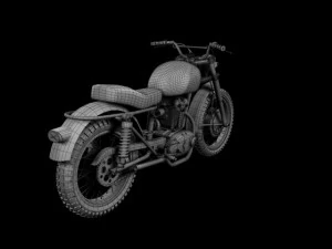 ducati 250 scrambler 1964 3D Model