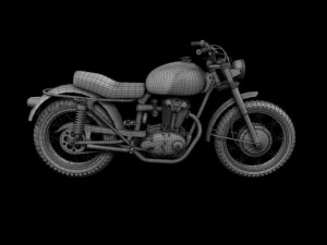 ducati 250 scrambler 1964 3D Model