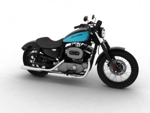 harleydavidson xl1200 sportster nightster 2012 3D Model
