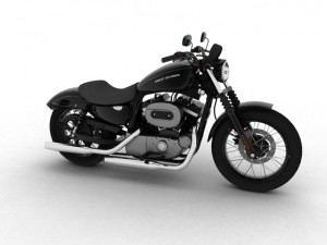 harleydavidson xl1200 sportster nightster 2012 Modelo 3D