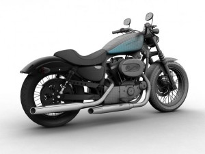 harleydavidson xl1200 sportster nightster 2012 Modelo 3D