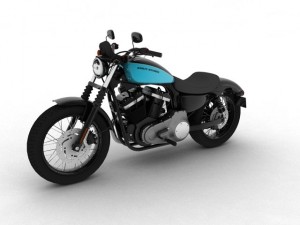 harleydavidson xl1200 sportster nightster 2012 Modelo 3D