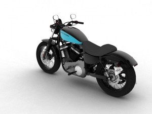 harleydavidson xl1200 sportster nightster 2012 Modelo 3D