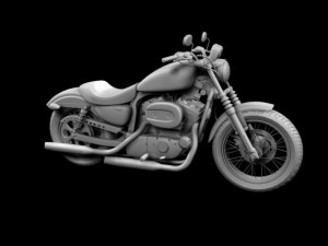 harleydavidson xl1200 sportster nightster 2012 Modelo 3D