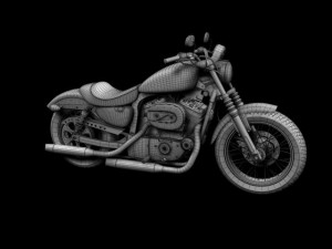 harleydavidson xl1200 sportster nightster 2012 Modelo 3D