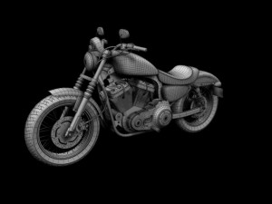 harleydavidson xl1200 sportster nightster 2012 Modelo 3D
