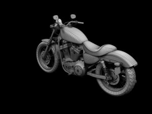 harleydavidson xl1200 sportster nightster 2012 Modelo 3D