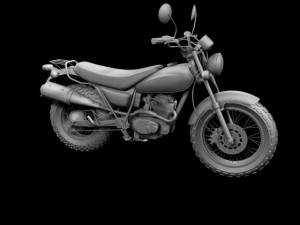 suzuki rv125 vanvan 2013 3D 모델