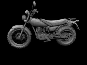 suzuki rv125 vanvan 2013 3D Model