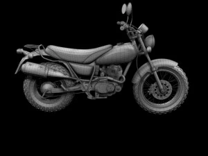 suzuki rv125 vanvan 2013 3D Model