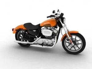 Harley Davidson XL1200 Sportster Superlow 2013 3D Modell
