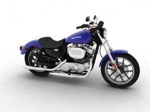 harleydavidson xl1200 sportster superlow 2013 3D Model