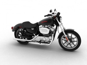 harleydavidson xl1200 sportster superlow 2013 3D Model