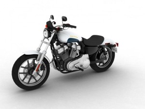 harleydavidson xl1200 sportster superlow 2013 3D Model