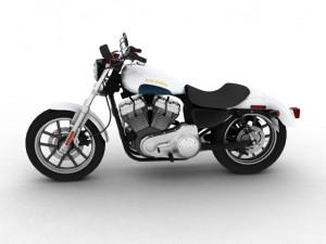 harleydavidson xl1200 sportster superlow 2013 3D Model