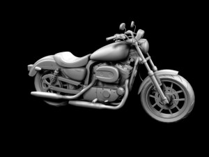 harleydavidson xl1200 sportster superlow 2013 3D Model