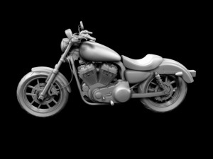 harleydavidson xl1200 sportster superlow 2013 3D Model