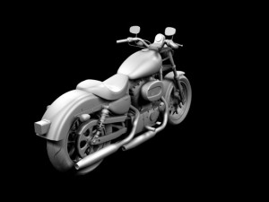 harleydavidson xl1200 sportster superlow 2013 3D Model