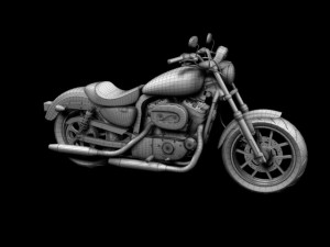 harleydavidson xl1200 sportster superlow 2013 3D Model