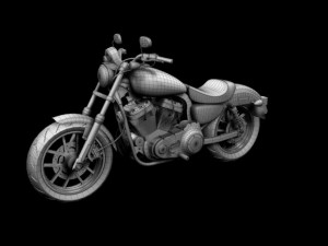 harleydavidson xl1200 sportster superlow 2013 3D Model
