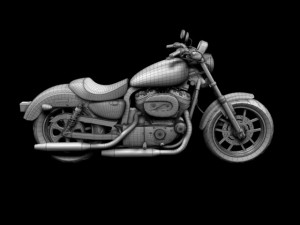 harleydavidson xl1200 sportster superlow 2013 3D Model