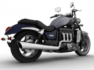 triumph rocket iii roadster 2013 3D Model