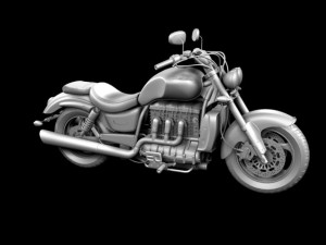 triumph rocket iii roadster 2013 Modelo 3D