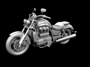 triumph rocket iii roadster 2013 Modelo 3D