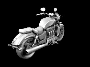 triumph rocket iii roadster 2013 3D Model