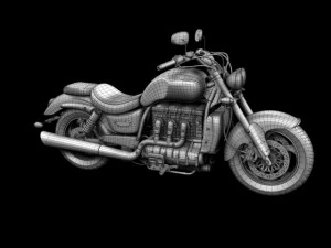 triumph rocket iii roadster 2013 3D Model