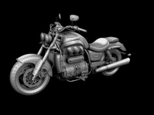 triumph rocket iii roadster 2013 3D Model