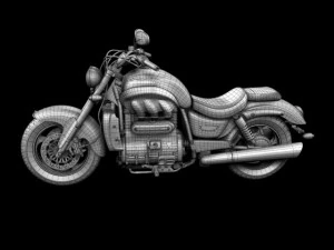 triumph rocket iii roadster 2013 3D Model