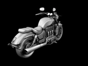 triumph rocket iii roadster 2013 3D Model